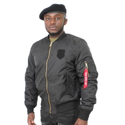 China Anti-Static Mens Spring And Autumn Windproof Flight Bomber Jacket Lightweight Anorak Jacket With Patches for sale