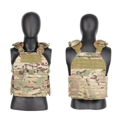 China CP Waterproof Camouflage Vest Nylon Tactical Ultralight Laser Cut Multicam Plate Carrier Vest for sale