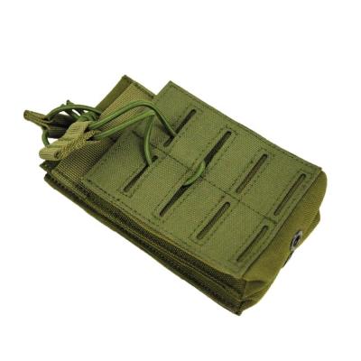 China High Strength Olive Green Military Laser Cut Magazine Pouch Holster for sale