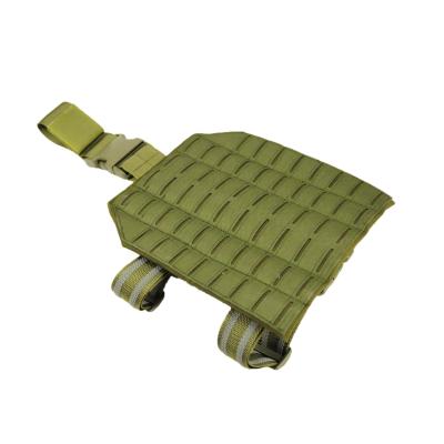 China High Strength Laser Cut Drop Leg Panel Army Gun Holster Military Olive Green Pistol for sale