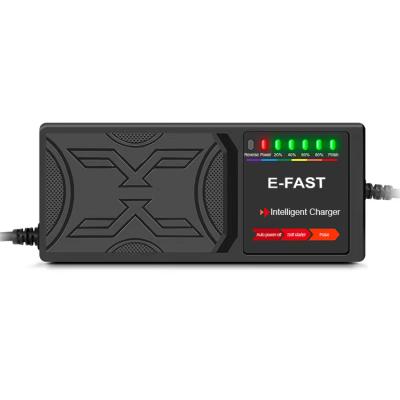 China UniversalÂ   Popular E-FAST Electric Bike Battery Charger 48V38AH 48V 12A20A38A45A52A Lead Acid Battery Smart Charger With Power Display for sale