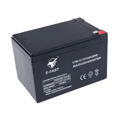 China Solar Electric Bike Battery 9Ah 10Ah 12Ah 14Ah 17Ah Lead Acid Battery 12V 12Ah Long Life Battery Quality Warranty Toys for sale