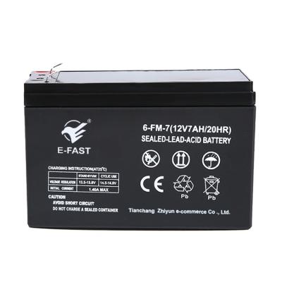 China Electric Power Systems E-FAST 7Ah 12v Rack Ups Battery 12v 7ah 9ah Lead Acid Battery for sale