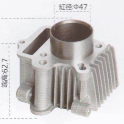 China Aluminum Alloy Made In Chongqing C70/JH70/C75 70Mm Cg300 Motorcycle Cylinder Block Motorcycle Engine Parts for sale