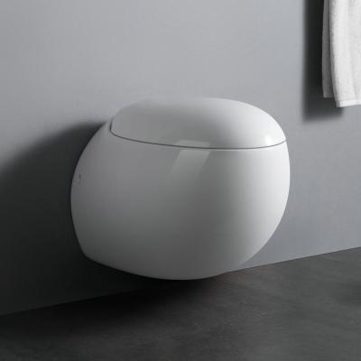 China WP1006 Cistern Manufacturer Lavatory Round Wall Mounted Wall Mounted Toilet Bowl China Manufacturer for sale