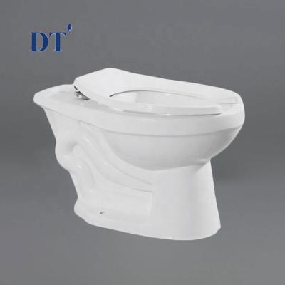 China Double-Flow Sanitary Ware Attach No Cistern Siphonic Ceramic Mix Twyford Ghana One Piece Toilet for sale