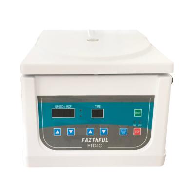 China FTD4C 12*15ml 12*15ml Hot Sale Desktop Low Speed ​​Centrifuge for sale