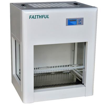 China food & Beverage Factory Mini Fume Hood With 2 Year Faithful HEPA 550*460*700mm NC Filter 0.2-0.6m/s 480*340*370mm; HEB support 310mm for sale