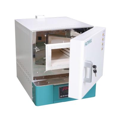 China 1200 C 2L Laboratory Ceramic Fiber High Temperature Muffle Furnace 450*685*600mm for sale