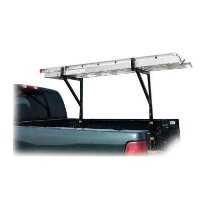 China New Arrival 250lbs Black Powder Coat Hard Aluminum And Steel Truck Racks Universal Roof Rack Truck Rack For Selling for sale