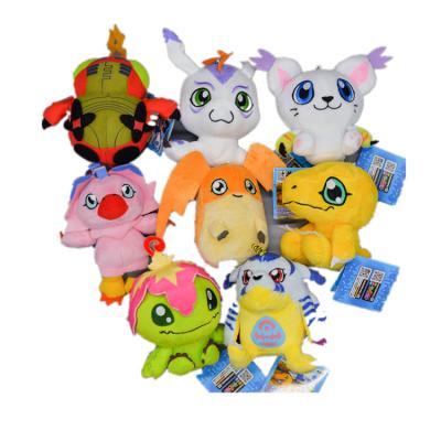 China Cute Gift New Arrival Anime Digimon Plush Key Chain Plush Toys For Children for sale