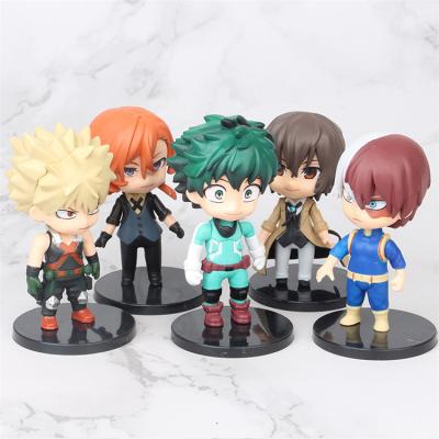 China Cartoon Toy My Hero Academia Mini Action Figure 10cm Mochila Boku Action Figure Todoroki Shoto Anime Figure Toy For Gift Sold In Sets for sale