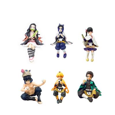 China Cartoon Toy Figure Toy Demon Slayer Kimetsu no Yaiba action figure kawaii 7styles PVC 10cm PVC anime figures for sale