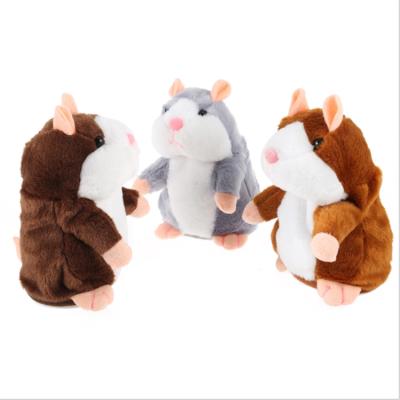 China Gift Voice Recording Hamster Repeat Talking Plush Toy For Kids for sale