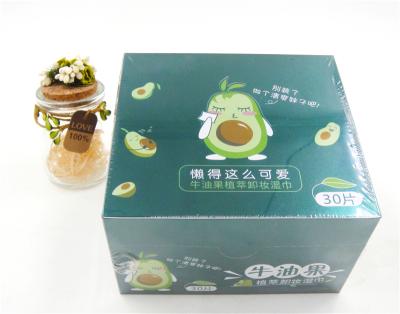 China Avocado Universal Cleansing Makeup Wipes Water Wipes for sale