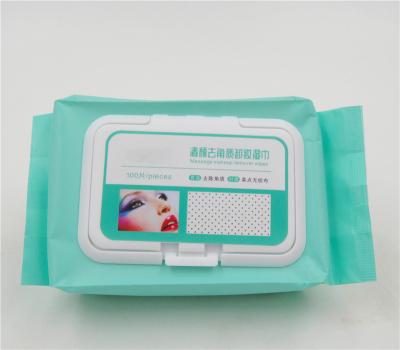 China Natural Plant Fiber Moisturizing Cleansing Exfoliating Makeup Remover Wipes For Cleaning for sale