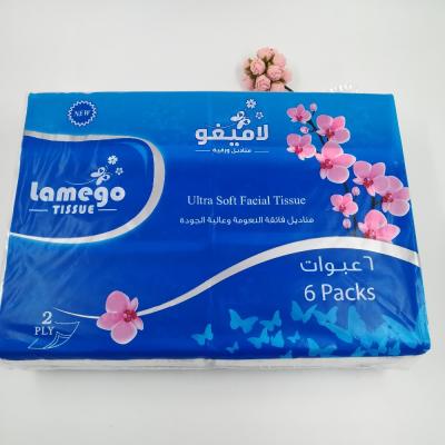 China Wholesale Custom 100% Custom Logo Packaging Virgin Pulp Tissue Box Facial Tissue Paper Squishy Tissue Paper Manufacturers for sale