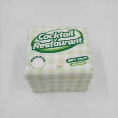 China Wholesale white different size napkin blank paper for restaurant for sale