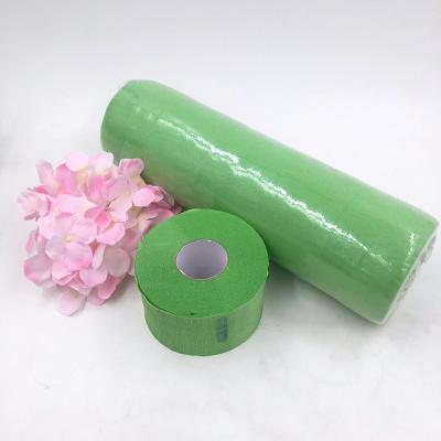 China Green Color Hairdresser Eco-friendly Customized Barber Neck Paper Neck Tape Paper Roll for sale