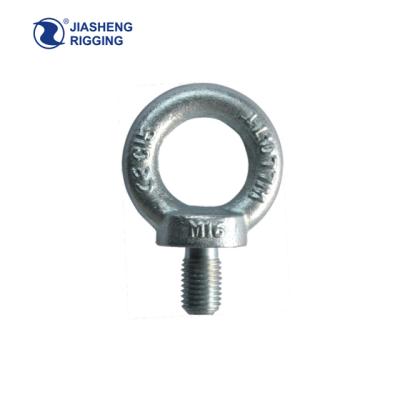 China Stainless steel fasteners forged rigging alloy carbon steel din580 galvanized lifting eyebolt for sale