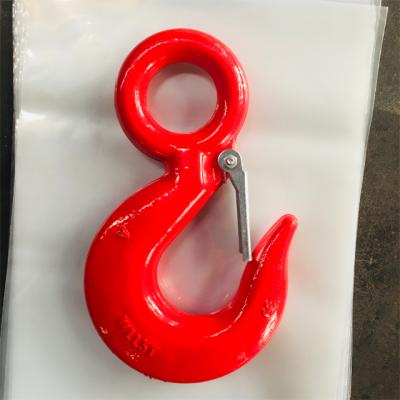 China General Industry 320A / 320C Carbon Steel Or Alloy Steel Drop Forged Lifting Eye Hook for sale