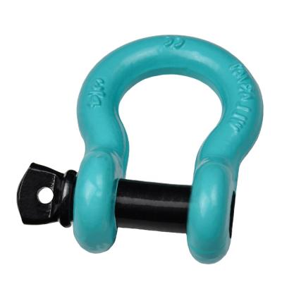 China g209 heavy industry china factory galvanized steel big bow shackle for sale