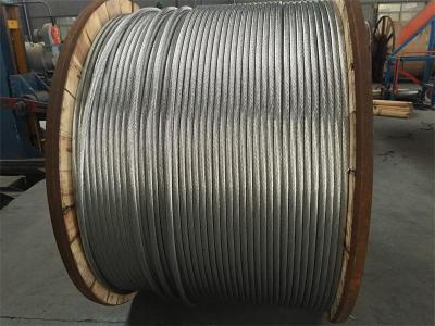 China Obenliegendes ACSR-Kabel mit harten gezeichneten Aluminiumdrähten und Zink-überzogenen Stahldrähten zu verkaufen