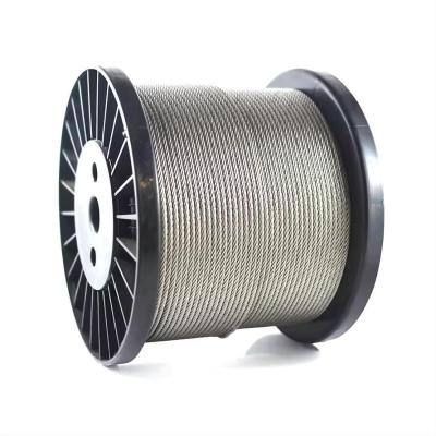 China 8x19S+FC Galvanized Steel Wire Rope AISI 6mm for sale