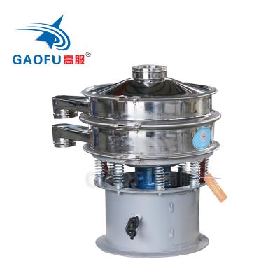 China Rotary Chemicals Stainless Steel Sieve Vibrating Screen Soy Sauce Filter Machine for sale