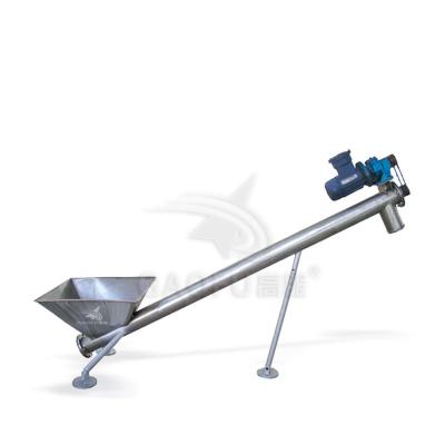 China Oil Heavy Duty Chicken Feed Cement Mixing Auger Spiral Screw Conveyor Machine for sale