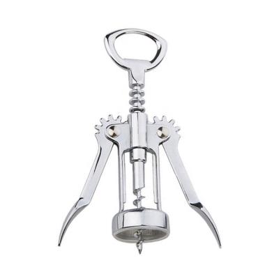 China Viable High Cost Performance Simple Openers Custom Logo Pop Top Bottle Metal Corkscrew Wine Opener for sale