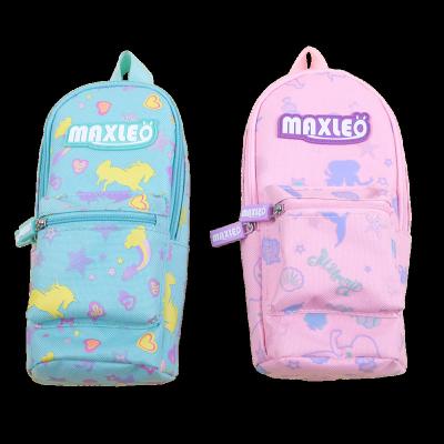 China Schools & PENCIL BAG POUCH STATIONERY CASE 600D WITH BACKPACK SILK PRINTING DESIGN for sale