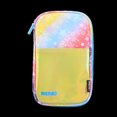 China Schools & PENCIL BAG POUCH STATIONERY CASE CASH ORGANIZER WITH 1 PASSPORT FRONT HOLDER POCKET DIGITAL PRINT for sale