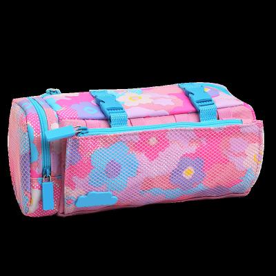 China Schools & 600D SCHOOL PENCIL BAG POCKET STATIONERY CASE STATIONERY CASE WITH LARGE CAPACITY SILK PRINTING for sale