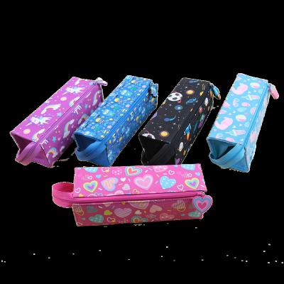 China Schools & Offices PENCIL BAG POUCH STATIONERY CASE 600D WITH SILK PRINT for sale