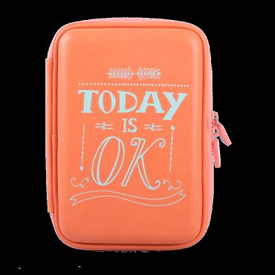 China ATTRACTIVE DESKTOP DESIGN 3D PLUSTER CASE HARD-TOP COSMETIC POUCH EVA CASE for sale