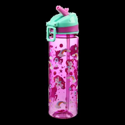 China Outdoor DRINK BOTTLE WATER BOTTLE WITH TRITAN STRAW BPA FREE 630ML for sale