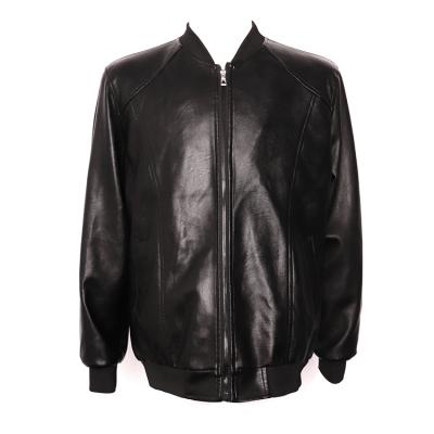 China Fashion Men's Fashion Business Leather Jacket Motorcycle PU Jacket Coat Windproof for sale