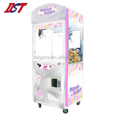 China Wooden+acrylic+plastic LED Toy Crane Claw Amusement Machine For Sale for sale