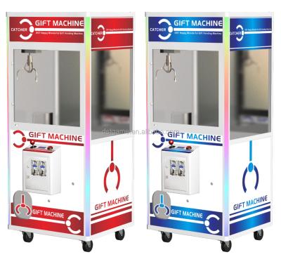 China Attractive Running LED Claw Crane Game Machine , Coin Operated Crane Game Machine W820*D860*H1920 mm for sale