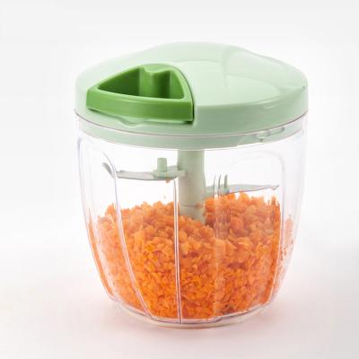 Cina Viable Hot Selling Kitchen Instruments Manual Food Chopper Hand-Powered Vegetable Chopper in vendita