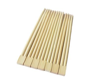 China Disposable Custom Logo Disposable Bamboo Sushi Chopsticks Bulk Natural Color Twins/Tensoge/Round Chopstick Te koop