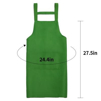 China Wholesale Custom Sanitary CafeBBQ FoodCooking Logo Art Shirt Anti-Clogging Chef Plain Black Cotton Polyester Cleaning Aprons Cheap for sale