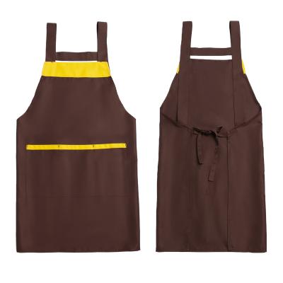 China SANITARY Kitchen Chef Cooking Pocket Custom Adult Soft Fashion Belly Wear Artwork Tool Haircut BBQ Cute Logo Apron for sale