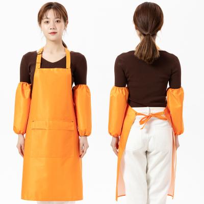 China KITCHEN SANITARY Chef Cooking Custom Luxury Waterproof Adult Pocket Waterproof Adult Belly Pocket Wax Logo Wax Barbecue Haircut Barbeque Polyester Polyester Adjustable Apron for sale