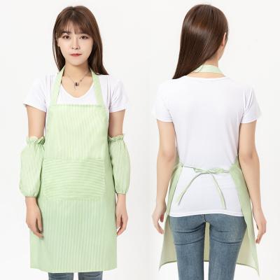 China SANITARY Chef Cooking Waterproof BBQ Oil Proof Kitchen Oil Proof Bartender Bib Beauty Salon Custom Coveralls With Pocket Adult Apron for sale