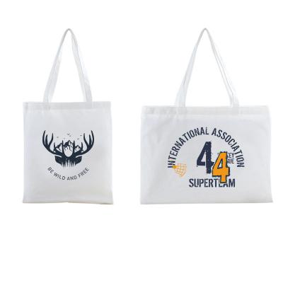 China Shoulder bag canvas bag shopping bag universal wholesale universal portable bag printed logo for sale