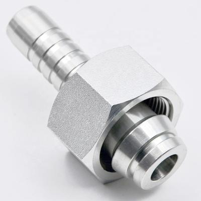 China New Arrival Carbon Steel / Stainless / Brass Metric Hydraulic Fittings Metric Thread Hydraulic Fittings for sale