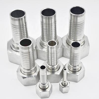 China Carbon Steel/Stainless/Brass Original Hot Selling Hydraulic Pipe Joint Hose Connector Fittings for sale