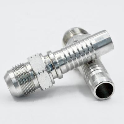 China Carbon Steel / Stainless Steel NPT High Quality Stainless / Brass Fitting Nipple Threaded Hose Fitting for sale